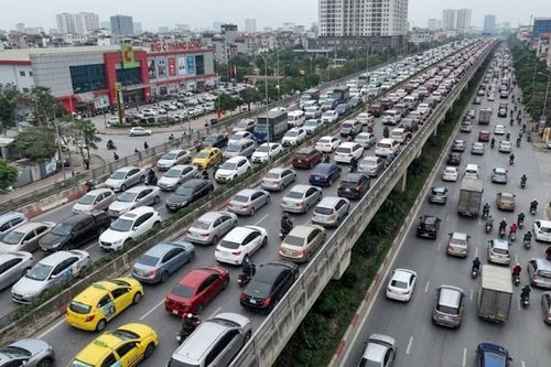 Giao thông Hà Nội sáng 26.1: Vành đai 3, hầm Trung Hòa ùn kéo dài