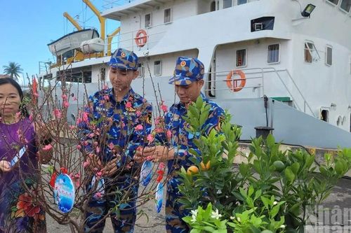 Vùng 3 Hải quân thăm, chúc Tết quân, dân đặc khu Cồn Cỏ, Lý Sơn