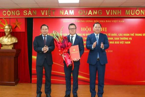 Công bố Quyết định chỉ định Bí thư Đảng ủy Trung ương Hội Nhà báo Việt Nam
