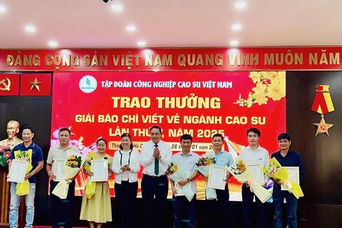 Tập đoàn Công nghiệp Cao su Việt Nam phấn đấu lợi nhuận sau thuế hợp nhất tăng 5,5%