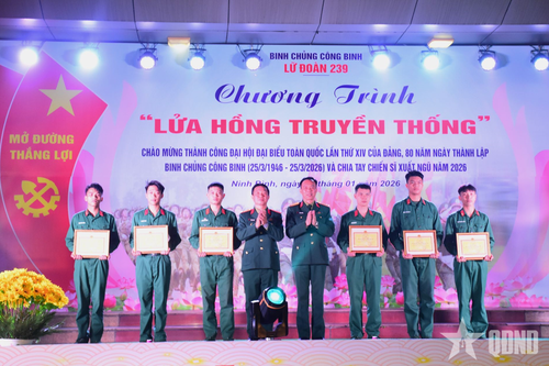 Khơi dậy niềm tin và khát vọng cống hiến của tuổi trẻ Lữ đoàn 239