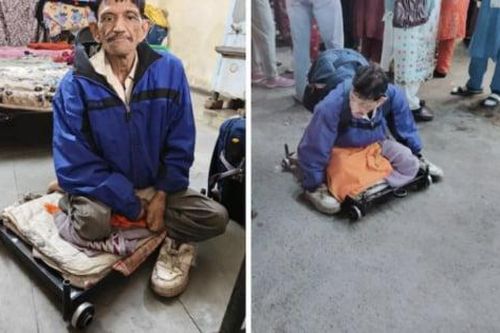 Ngồi ăn xin giữa chợ, người đàn ông khuyết tật sở hữu nhiều bất động sản và xe cộ