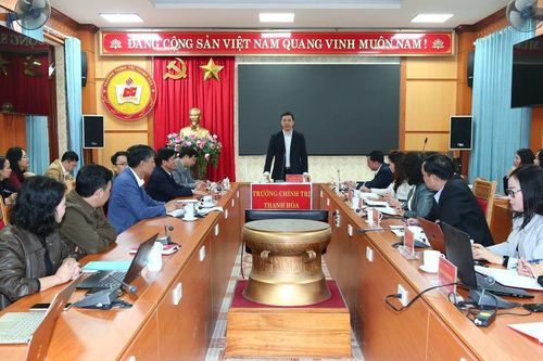 Trường Chính trị tỉnh Thanh Hóa: Đổi mới mạnh mẽ chương trình, phương pháp đào tạo và chuyển đổi số, đáp ứng yêu cầu trong giai đoạn mới