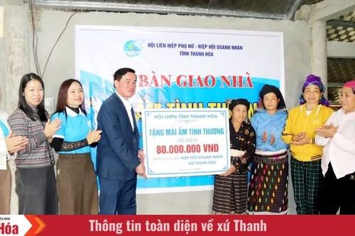 Bàn giao 'Mái ấm tình thương' cho hội viên phụ nữ đặc biệt khó khăn