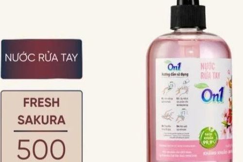 Nước rửa tay On1 hương Fresh Sakura bị đình chỉ lưu hành, thu hồi và tiêu hủy