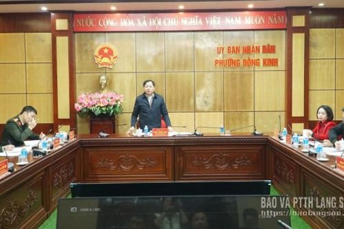 Phường Đông Kinh thống nhất kế hoạch cưỡng chế thu hồi đất dự án Trụ sở làm việc Công an tỉnh