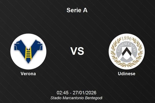 Nhận định Verona vs Udinese - Serie A: Điểm tựa Bentegodi và nỗ lực thoát hiểm của Verona