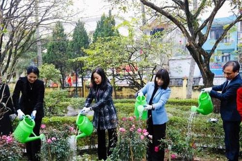 'Vân Đình nở hoa' chào mừng thành công Đại hội XIV của Đảng