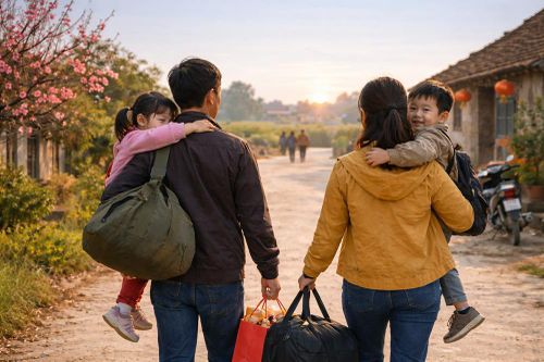Nỗi lo Tết của vợ chồng 'làm ở phố' mỗi lần về quê
