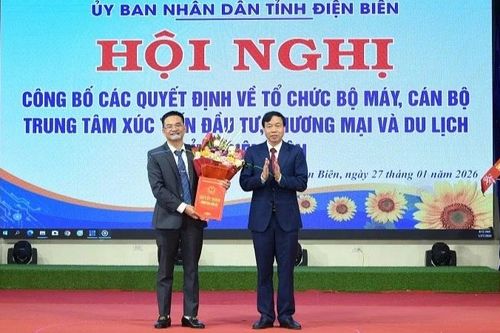 Điện Biên công bố quyết định thành lập Trung tâm Xúc tiến Đầu tư, Thương mại và Du lịch tỉnh