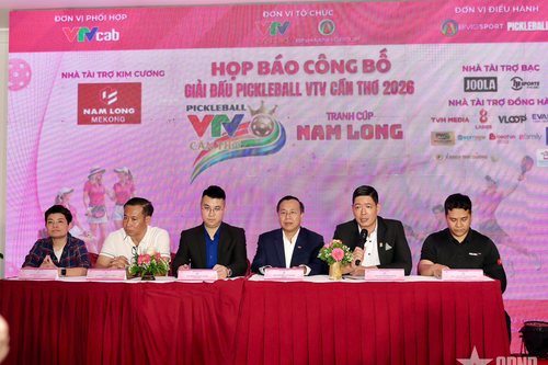 Hơn 2 tỷ đồng giải thưởng Pickleball VTV Cần Thơ 2026