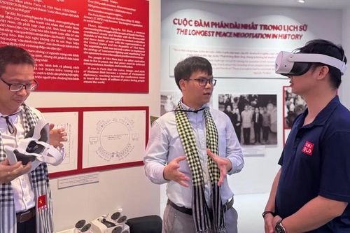 Trải nghiệm thực tế ảo cuộc đàm phán lịch sử ở Paris năm 1973