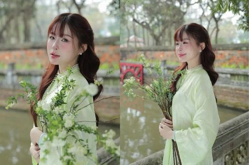 'Vợ quốc dân' Chao gia nhập đường đua áo dài, nhan sắc kẹo ngọt khó rời mắt