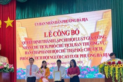 Thêm 'cầu nối pháp luật' cho người dân với Chi hội Luật gia phường Bà Rịa