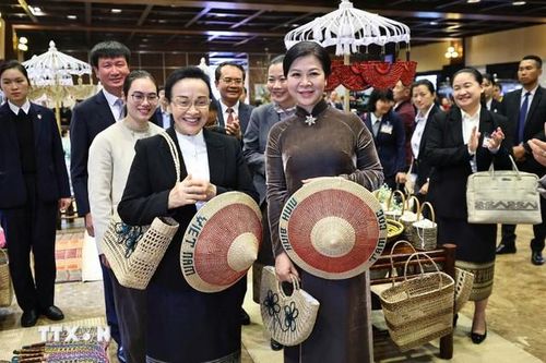 Hai Phu nhân Tổng Bí thư Việt - Lào thăm cố đô Hoa Lư