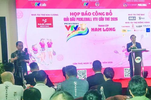 500 vận động viên tham dự giải Pickleball VTV Cần Thơ 2026