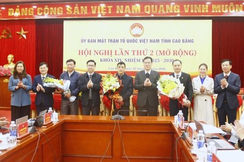 Hiệp thương cử 2 Phó Chủ tịch Ủy ban MTTQ Việt Nam tỉnh Cao Bằng