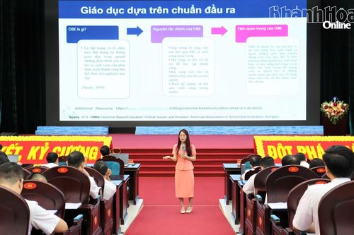 Tập huấn xây dựng ngân hàng câu hỏi, đáp án và chấm thi tại Học viện Hải quân