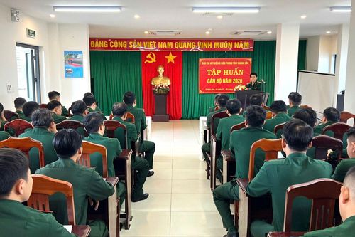 Bộ đội Biên phòng tỉnh Khánh Hòa tập huấn cán bộ năm 2026