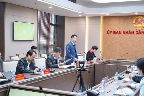 Phó Chủ tịch UBND tỉnh Nguyễn Thành Sinh làm việc với Trung tâm Xúc tiến Thương mại và Hỗ trợ doanh nghiệp Hà Nội