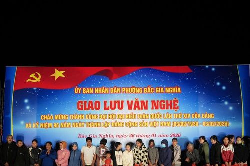 Phường Bắc Gia Nghĩa tổ chức văn nghệ chào mừng thành công Đại hội XIV của Đảng