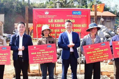 Xã Đức An khởi công xây dựng 10 căn nhà đại đoàn kết