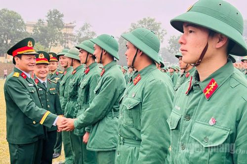 Lễ tiễn quân nhân hoàn thành nghĩa vụ quân sự tại ngũ năm 2026