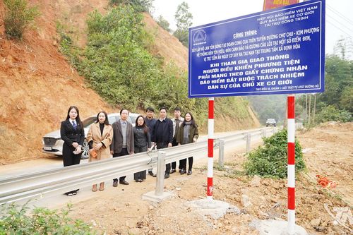 Đưa vào sử dụng công trình hộ lan và hệ thống đèn tín hiệu giao thông tại Định Hóa