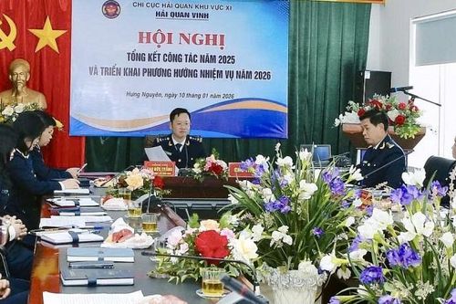 Hải quan Vinh tạo thuận lợi thông quan cho hơn 470 doanh nghiệp ngay đầu năm 2026