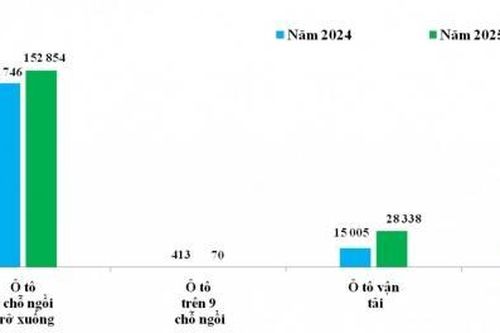 Năm 2025, cả nước chi 4,74 tỷ USD nhập khẩu ô tô, tăng hơn 31%