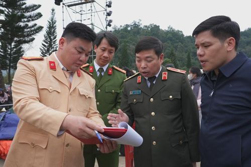 Giám đốc Công an tỉnh Nguyễn Quang Vinh kiểm tra công tác bảo đảm an ninh trật tự các sự kiện Kỷ niệm 85 năm Ngày Bác Hồ về nước