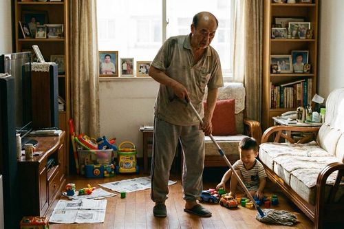 Người ta về hưu đi du lịch, tôi phải trông cháu, chăm con, vất vả hơn hồi đi làm