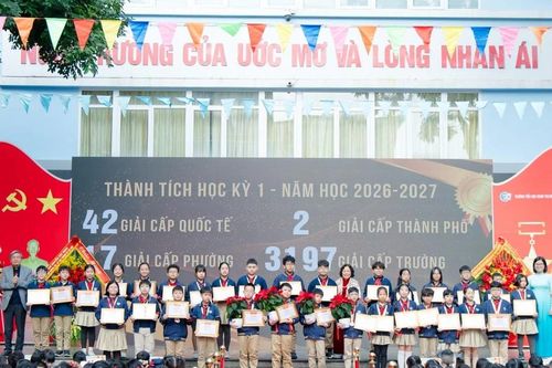 Hà Nội: Trường Tiểu học Đoàn Thị Điểm tự hào đón danh hiệu Anh hùng Lao động