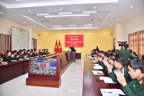 Quân đoàn 34 tổ chức Hội nghị thông báo kết quả Đại hội XIV của Đảng