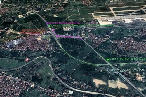Hà Nội điều chỉnh tổ chức giao thông nút giao quốc lộ 2, nhánh lên xuống cao tốc Nội Bài-Lào Cai