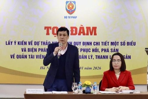 Bảo đảm cơ sở pháp lý đầy đủ, thống nhất về quản tài viên