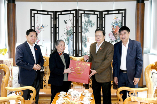 Chủ tịch Quốc hội Trần Thanh Mẫn thăm, tri ân các đồng chí nguyên lãnh đạo Đảng, Nhà nước