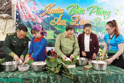 Nhiều hoạt động ý nghĩa trong Chương trình 'Xuân Biên phòng ấm lòng dân bản' tại Lai Châu