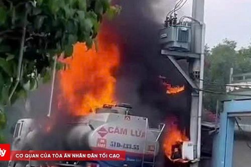 Vụ cháy xe bồn chở xăng: Khoảng 700 khách hàng bị mất điện