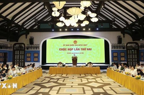 Thủ tướng chủ trì cuộc họp lần thứ hai Ủy ban Quốc gia APEC 2027