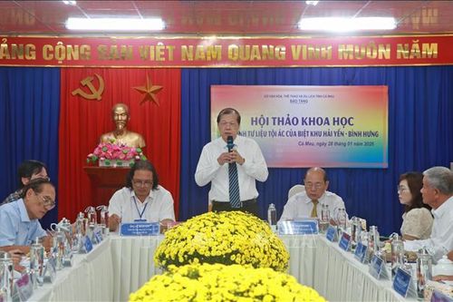 Hệ thống hóa tư liệu lịch sử, làm rõ chứng tích tội ác tại Biệt khu Hải Yến - Bình Hưng