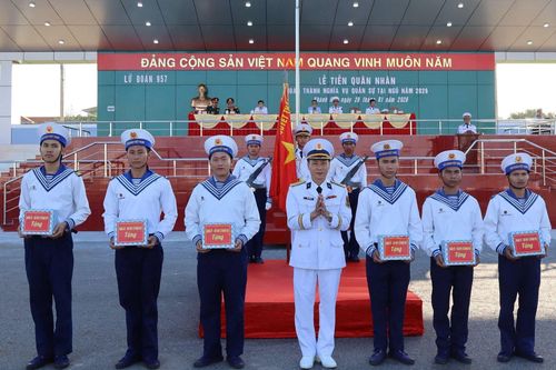 Vùng 4 Hải quân chia tay hơn 2.000 chiến sĩ hoàn thành nghĩa vụ quân sự năm 2026