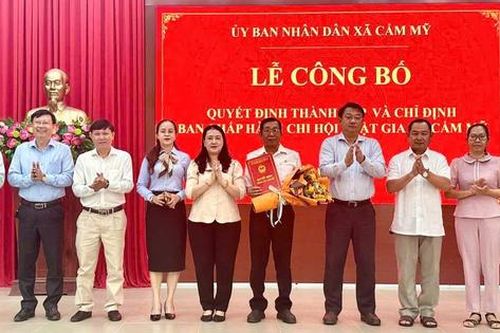 Thành lập Chi hội Luật gia xã Cẩm Mỹ, tăng cường nguồn lực pháp lý cho cơ sở