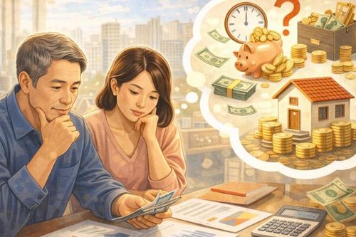 Tài sản toàn nhà đất, gia đình U50 làm công ăn lương lo dòng tiền 10 năm tới