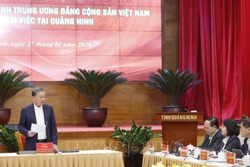 Tổng Bí thư Tô Lâm: Quảng Ninh cần đi đầu, làm mẫu trong tổ chức thực hiện Nghị quyết Đại hội XIV