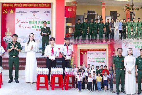 Hoa hậu Nhân ái Nguyễn Ngọc Hiếu đồng hành cùng Chương trình 'Xuân Biên phòng ấm lòng dân bản' năm 2026 tại xã Vĩnh Điều