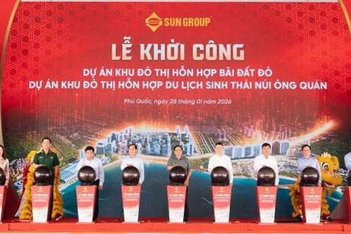 Thủ tướng Chính phủ Phạm Minh Chính dự lễ khởi công hai dự án APEC 2027 tại Phú Quốc