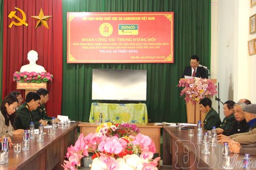 Hội Nạn nhân chất độc da cam/dioxin Việt Nam làm việc tại tỉnh Điện Biên