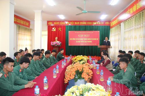 Gặp mặt quân nhân hoàn thành nghĩa vụ quân sự năm 2026