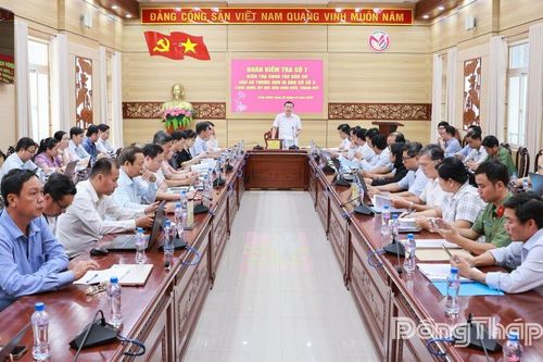 Kiểm tra công tác bầu cử các xã thuộc Đơn vị bầu cử số 9